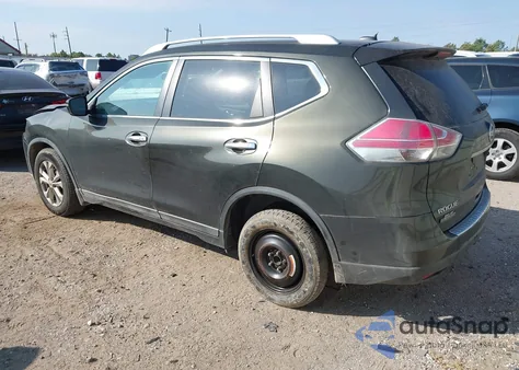 2015 Nissan Rogue Sv из США, поврежденный, VIN 5N1AT2MT7FC896344